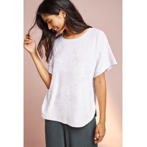 NWT Anthropologie velour tee